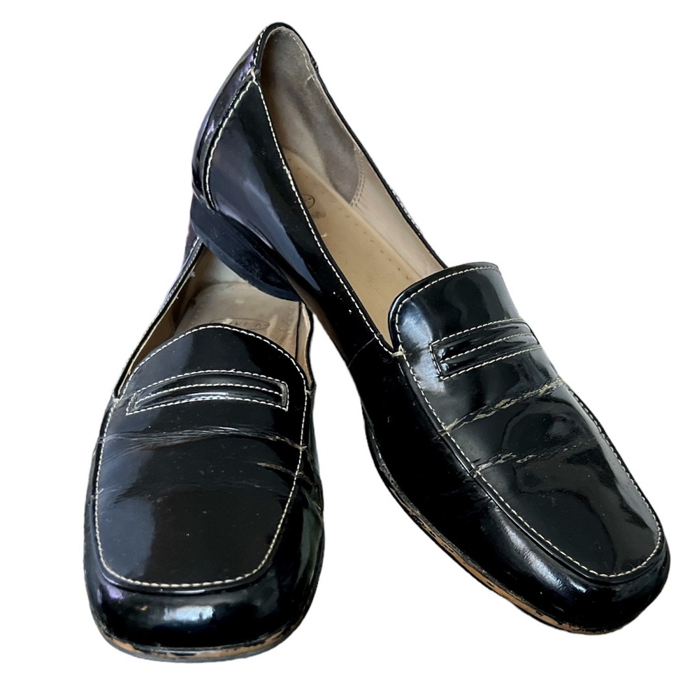 JOAN & DAVID - CIRCA - WOMEN’S BLACK PATENT LEATHER LOAFERS